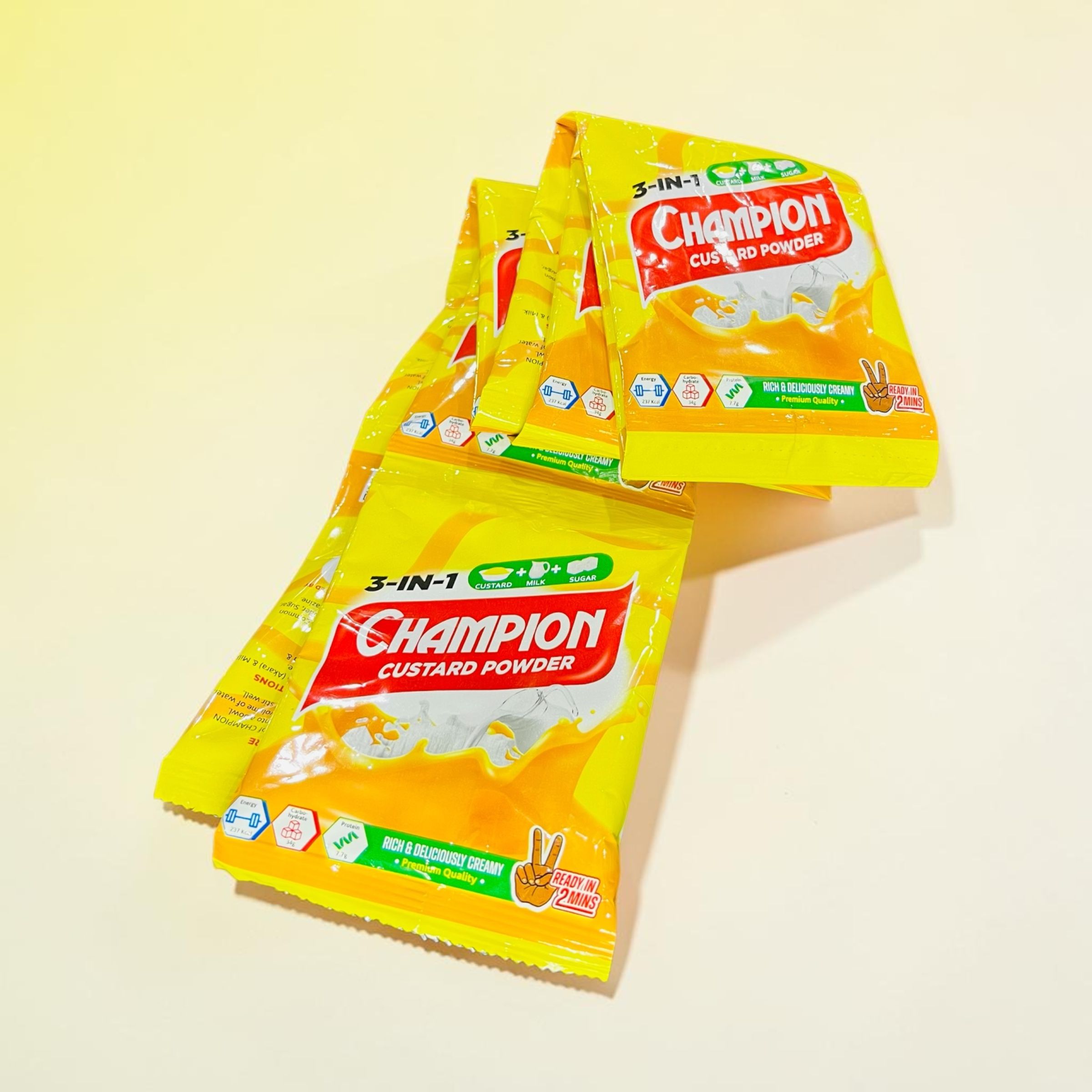 CHAMPION 3IN1 CUSTARD POWDER 40GX10